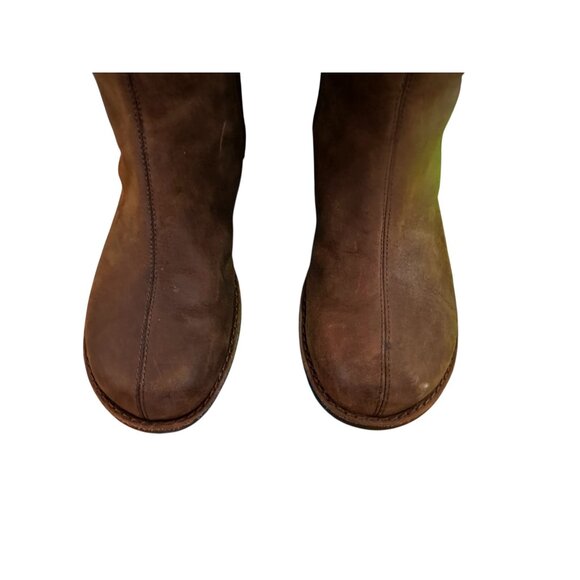 Merrel Captiva Waterproof High Boots Women 7.5 Brown Equestrian Nubuck Suede - Picture 4 of 16